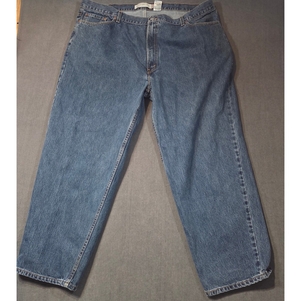 Levi's 560 Comfort Fit Jeans Mens 46x30 Blue Medium Wash Tapered Leg Denim